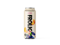 Frolic sparkling water can on a white background